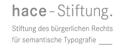 Logo der hace-Stiftung